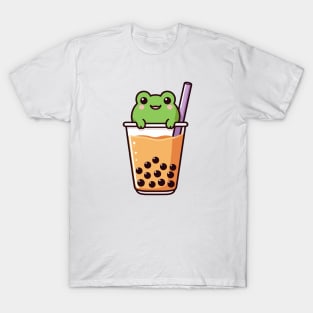 Bubble Tea Frog T-Shirt